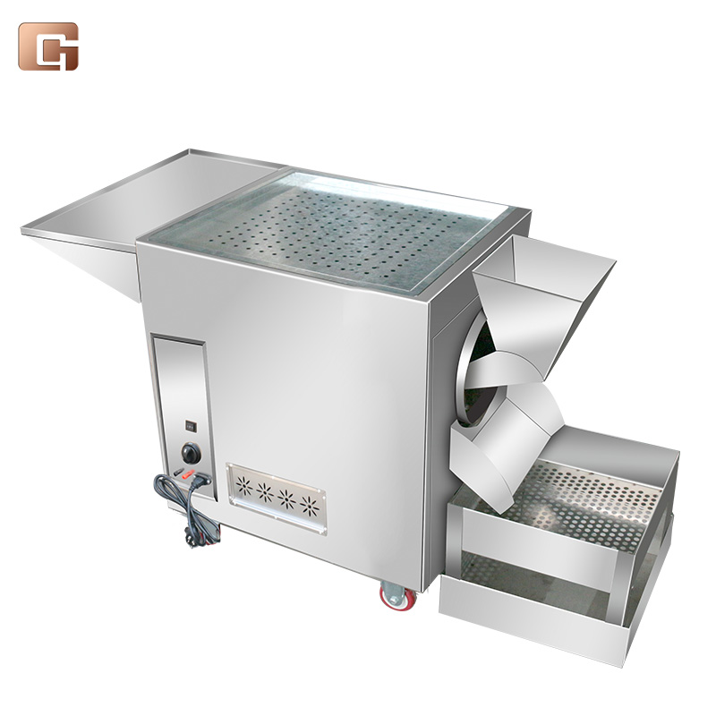 Stainless Steel Soybean Almond Peanut Coffee Cashew Roasting Peanut Multifunctional Gas Nut Roast Machine