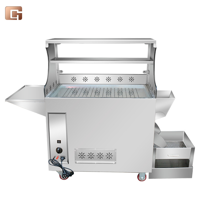 Stainless Steel Soybean Almond Peanut Coffee Cashew Roasting Peanut Multifunctional Gas Nut Roast Machine