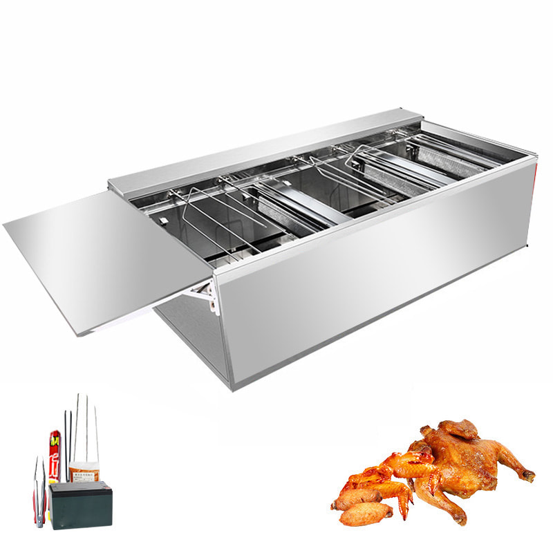 Commercial Stainless Steel Gas Chicken Grill Rotisserie Machine Chicken Rotisserie Oven