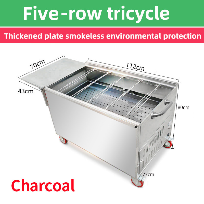 Chicken Grill Machine Automatic Rotating Charcoal Chicken Rotisserie Machine Roller Grill Chicken Machine