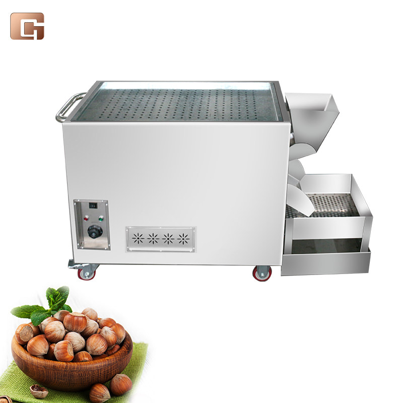 Commercial Cacao Bean Sesame Cocoa Cashew Peanut Nut Roster Roaster Roast Machine Price