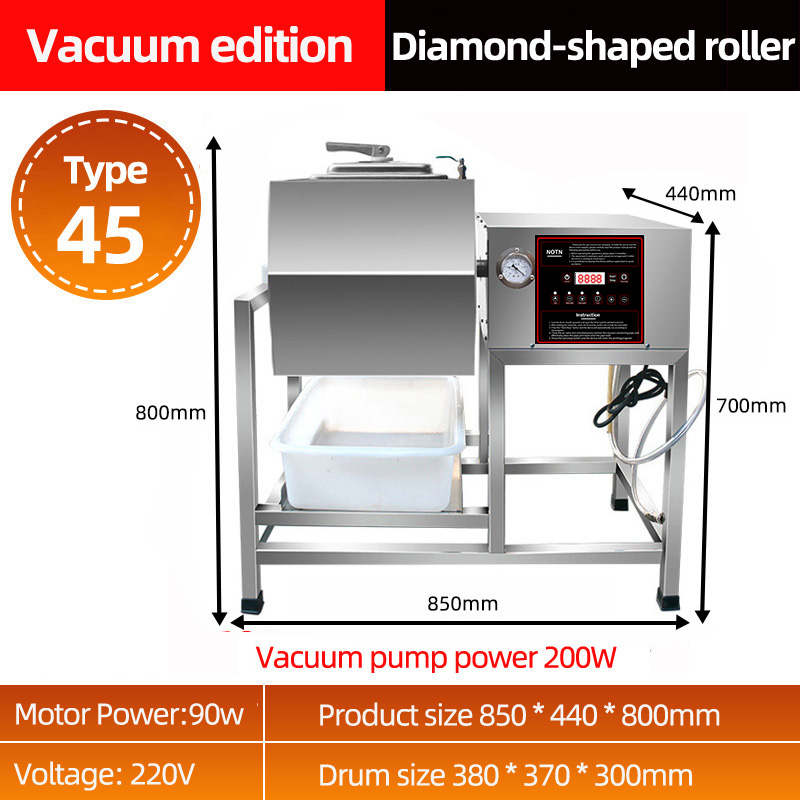 Automatic Vacuum Pickling Machine|Fast Food Equipment|Meat Marinated Machine